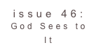 issue 46: God Sees to It 